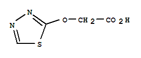 Acetic acid, (1,3,4-thiadiazol-2-yloxy)-(9ci)Structure,40352-26-9Structure Acetic acid, (1,3,4-thiadiazol-2-yloxy)-(9ci) Structure,40352-26-9Structure