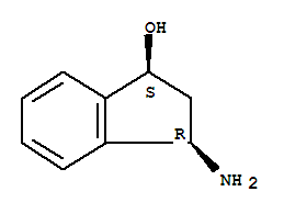 1H-inden-1-ol, 3-amino-2,3-dihydro-, (1s,3r)- (9ci) Structure,403672-05-9Structure