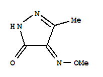 1H-pyrazole-4,5-dione, 3-methyl-, 4-(o-methyloxime) (9ci)Structure,404910-04-9Structure 1H-pyrazole-4,5-dione, 3-methyl-, 4-(o-methyloxime) (9ci) Structure,404910-04-9Structure