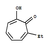 2,4,6-Cycloheptatrien-1-one, 2-ethyl-7-hydroxy-(9ci)Structure,408335-41-1Structure 2,4,6-Cycloheptatrien-1-one, 2-ethyl-7-hydroxy-(9ci) Structure,408335-41-1Structure