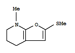 4,5,6,7-四氫-7-甲基-2-(甲基硫代)-呋喃并[2,3-b]吡啶結(jié)構(gòu)式_408500-72-1結(jié)構(gòu)式