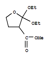 (9ci)-2,2-二乙氧基四氫-3-呋喃羧酸甲酯結(jié)構(gòu)式_408533-98-2結(jié)構(gòu)式
