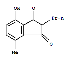 1H-indene-1,3(2h)-dione, 4-hydroxy-7-methyl-2-propyl- (9ci) Structure,412284-30-1Structure
