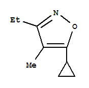 Isoxazole, 5-cyclopropyl-3-ethyl-4-methyl-(9ci)Structure,412301-35-0Structure Isoxazole, 5-cyclopropyl-3-ethyl-4-methyl-(9ci) Structure,412301-35-0Structure