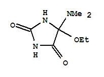 2,4-Imidazolidinedione,5-(dimethylamino)-5-ethoxy-(9ci)Structure,412304-60-0Structure 2,4-Imidazolidinedione,5-(dimethylamino)-5-ethoxy-(9ci) Structure,412304-60-0Structure