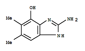1H-benzimidazol-4-ol,2-amino-5,6-dimethyl-(9ci)Structure,419564-13-9Structure 1H-benzimidazol-4-ol,2-amino-5,6-dimethyl-(9ci) Structure,419564-13-9Structure