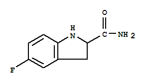 1H-indole-2-carboxamide,5-fluoro-2,3-dihydro-(9ci)Structure,422572-51-8Structure 1H-indole-2-carboxamide,5-fluoro-2,3-dihydro-(9ci) Structure,422572-51-8Structure