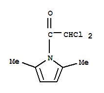 1H-pyrrole, 1-(dichloroacetyl)-2,5-dimethyl-(9ci)Structure,42277-24-7Structure 1H-pyrrole, 1-(dichloroacetyl)-2,5-dimethyl-(9ci) Structure,42277-24-7Structure