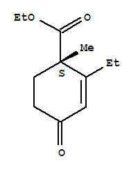 2-Cyclohexene-1-carboxylicacid,2-ethyl-1-methyl-4-oxo-,ethylester,(1s)-(9ci)Structure,428454-90-4Structure 2-Cyclohexene-1-carboxylicacid,2-ethyl-1-methyl-4-oxo-,ethylester,(1s)-(9ci) Structure,428454-90-4Structure