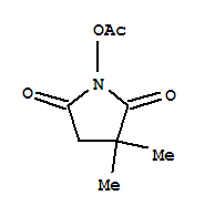 2,5-Pyrrolidinedione,1-(acetyloxy)-3,3-dimethyl-(9ci)Structure,428861-30-7Structure 2,5-Pyrrolidinedione,1-(acetyloxy)-3,3-dimethyl-(9ci) Structure,428861-30-7Structure