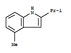 1H-indole,4-methyl-2-(1-methylethyl)-(9ci)Structure,42958-23-6Structure 1H-indole,4-methyl-2-(1-methylethyl)-(9ci) Structure,42958-23-6Structure