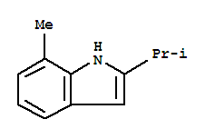 1H-indole,7-methyl-2-(1-methylethyl)-(9ci)Structure,42958-26-9Structure 1H-indole,7-methyl-2-(1-methylethyl)-(9ci) Structure,42958-26-9Structure