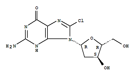 8-Chloro-2’-deoxyguanosineStructure,437715-62-3Structure 8-Chloro-2’-deoxyguanosine Structure,437715-62-3Structure