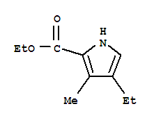 1H-pyrrole-2-carboxylicacid,4-ethyl-3-methyl-,ethylester(9ci)Structure,4391-98-4Structure 1H-pyrrole-2-carboxylicacid,4-ethyl-3-methyl-,ethylester(9ci) Structure,4391-98-4Structure