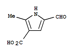 1H-pyrrole-3-carboxylic acid, 5-formyl-2-methyl-(9ci)Structure,442563-59-9Structure 1H-pyrrole-3-carboxylic acid, 5-formyl-2-methyl-(9ci) Structure,442563-59-9Structure