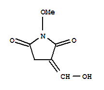 2,5-Pyrrolidinedione, 3-(hydroxymethylene)-1-methoxy-(9ci)Structure,444616-13-1Structure 2,5-Pyrrolidinedione, 3-(hydroxymethylene)-1-methoxy-(9ci) Structure,444616-13-1Structure