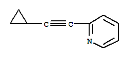 Pyridine, 2-(cyclopropylethynyl)-(9ci)Structure,445424-05-5Structure Pyridine, 2-(cyclopropylethynyl)-(9ci) Structure,445424-05-5Structure