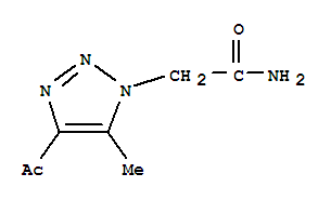1H-1,2,3-triazole-1-acetamide,4-acetyl-5-methyl-(9ci)Structure,445471-21-6Structure 1H-1,2,3-triazole-1-acetamide,4-acetyl-5-methyl-(9ci) Structure,445471-21-6Structure