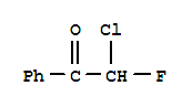 Ethanone, 2-chloro-2-fluoro-1-phenyl-(9ci) Structure,447-15-4Structure