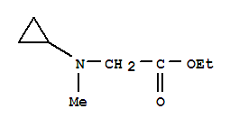 Glycine, n-cyclopropyl-n-methyl-, ethyl ester (9ci)Structure,447423-35-0Structure Glycine, n-cyclopropyl-n-methyl-, ethyl ester (9ci) Structure,447423-35-0Structure