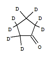 環(huán)戊酮-D8結(jié)構(gòu)式_4477-17-2結(jié)構(gòu)式