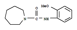 1H-azepine-1-carboxamide,hexahydro-n-(2-methoxyphenyl)-(9ci)Structure,449790-37-8Structure 1H-azepine-1-carboxamide,hexahydro-n-(2-methoxyphenyl)-(9ci) Structure,449790-37-8Structure