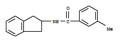 Benzamide, n-(2,3-dihydro-1h-inden-2-yl)-3-methyl-(9ci)Structure,450353-17-0Structure Benzamide, n-(2,3-dihydro-1h-inden-2-yl)-3-methyl-(9ci) Structure,450353-17-0Structure
