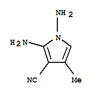 1H-pyrrole-3-carbonitrile,1,2-diamino-4-methyl-(9ci)Structure,453587-76-3Structure 1H-pyrrole-3-carbonitrile,1,2-diamino-4-methyl-(9ci) Structure,453587-76-3Structure