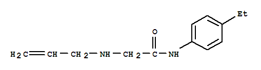 Acetamide, n-(4-ethylphenyl)-2-(2-propenylamino)-(9ci)Structure,457617-18-4Structure Acetamide, n-(4-ethylphenyl)-2-(2-propenylamino)-(9ci) Structure,457617-18-4Structure