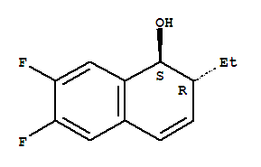 1-Naphthalenol,2-ethyl-6,7-difluoro-1,2-dihydro-,(1s,2r)-(9ci)Structure,457625-23-9Structure 1-Naphthalenol,2-ethyl-6,7-difluoro-1,2-dihydro-,(1s,2r)-(9ci) Structure,457625-23-9Structure
