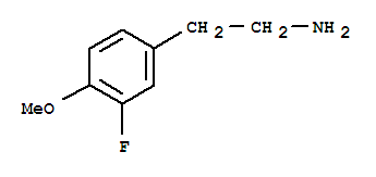 2-(3-Fluoro-4-methoxyphenyl)ethanamineStructure,458-40-2Structure 2-(3-Fluoro-4-methoxyphenyl)ethanamine Structure,458-40-2Structure