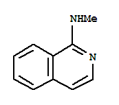 1-Isoquinolinamine,n-methyl-(9ci)Structure,46000-11-7Structure 1-Isoquinolinamine,n-methyl-(9ci) Structure,46000-11-7Structure