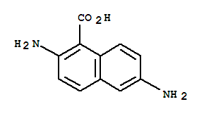 1-Naphthalenecarboxylicacid,2,6-diamino-(9ci)Structure,46390-04-9Structure 1-Naphthalenecarboxylicacid,2,6-diamino-(9ci) Structure,46390-04-9Structure