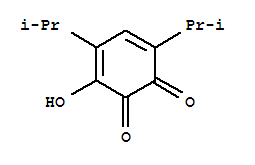 (9ci)-3-羥基-4,6-雙(1-甲基乙基)-3,5-環(huán)己二烯-1,2-二酮結(jié)構(gòu)式_46401-41-6結(jié)構(gòu)式