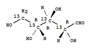 D-核糖-2,3,4,5-13c4結(jié)構(gòu)式_478506-23-9結(jié)構(gòu)式