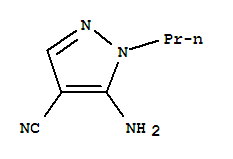 1H-pyrazole-4-carbonitrile,5-amino-1-propyl-(9ci)Structure,4788-14-1Structure 1H-pyrazole-4-carbonitrile,5-amino-1-propyl-(9ci) Structure,4788-14-1Structure
