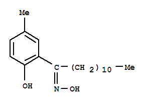 1-(2-Hydroxy-5-methylphenyl)-1-dodecanone oximeStructure,50652-76-1Structure 1-(2-Hydroxy-5-methylphenyl)-1-dodecanone oxime Structure,50652-76-1Structure