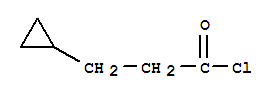 Cyclopropanepropanoyl chlorideStructure,56105-20-5Structure Cyclopropanepropanoyl chloride Structure,56105-20-5Structure
