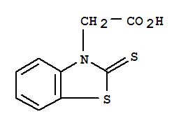 3(2H)-benzothiazoleaceticacid, 2-thioxo-Structure,59794-34-2Structure 3(2H)-benzothiazoleaceticacid, 2-thioxo- Structure,59794-34-2Structure