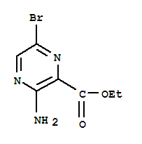 2-Pyrazinecarboxylic acid, 3-amino-6-bromo-, ethyl esterStructure,612835-51-5Structure 2-Pyrazinecarboxylic acid, 3-amino-6-bromo-, ethyl ester Structure,612835-51-5Structure