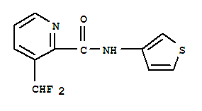2-Pyridinecarboxamide,3-(difluoromethyl)-n-3-thienyl-(9ci) Structure,616204-51-4Structure