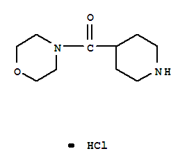 嗎啉-4-哌啶-4-甲酮鹽酸鹽結(jié)構(gòu)式_63214-57-3結(jié)構(gòu)式