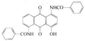Benzamide,n,n-(9,10-dihydro-4-hydroxy-9,10-dioxo-1,5-anthracenediyl)bis-Structure,6370-96-3Structure Benzamide,n,n-(9,10-dihydro-4-hydroxy-9,10-dioxo-1,5-anthracenediyl)bis- Structure,6370-96-3Structure
