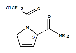 1H-pyrrole-2-carboxamide, 1-(chloroacetyl)-2,5-dihydro-, (2s)-(9ci)Structure,637018-79-2Structure 1H-pyrrole-2-carboxamide, 1-(chloroacetyl)-2,5-dihydro-, (2s)-(9ci) Structure,637018-79-2Structure