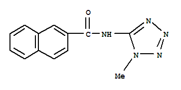 2-Naphthalenecarboxamide,n-(1-methyl-1h-tetrazol-5-yl)-(9ci)Structure,638146-41-5Structure 2-Naphthalenecarboxamide,n-(1-methyl-1h-tetrazol-5-yl)-(9ci) Structure,638146-41-5Structure
