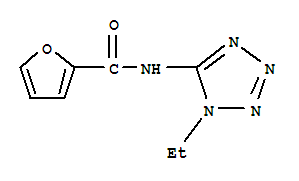 2-Furancarboxamide,n-(1-ethyl-1h-tetrazol-5-yl)-(9ci)Structure,638146-43-7Structure 2-Furancarboxamide,n-(1-ethyl-1h-tetrazol-5-yl)-(9ci) Structure,638146-43-7Structure