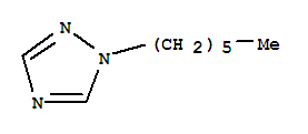 1H-1,2,4-triazole,1-hexyl-(9ci)Structure,63936-00-5Structure 1H-1,2,4-triazole,1-hexyl-(9ci) Structure,63936-00-5Structure