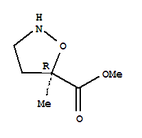 5-Isoxazolidinecarboxylicacid,5-methyl-,methylester,(r)-(9ci)Structure,64018-55-9Structure 5-Isoxazolidinecarboxylicacid,5-methyl-,methylester,(r)-(9ci) Structure,64018-55-9Structure
