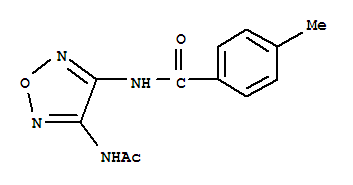 (9ci)-n-[4-(乙?；被?-1,2,5-噁二唑-3-基]-4-甲基-苯甲酰胺結(jié)構(gòu)式_640238-19-3結(jié)構(gòu)式