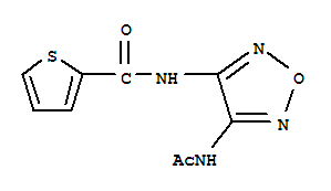 (9ci)-n-[4-(乙?；被?-1,2,5-噁二唑-3-基]-2-噻吩羧酰胺結(jié)構(gòu)式_640238-56-8結(jié)構(gòu)式